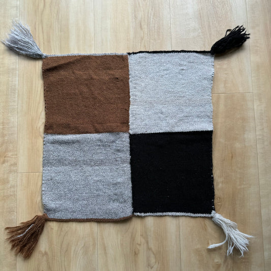 Sacred Tawa cloth from the High Andes. Hand woven from hand dyed Alpaca wool in a variety of colors. Cloth can be used for your work with the Mesa, Sacred Medicine bundle, and/or as an Altar cloth.
